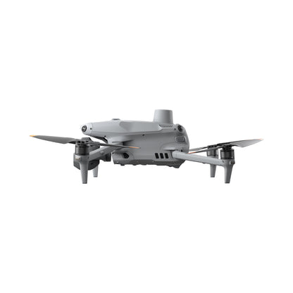 Surveying quadcopter in folded compact form with gimbal camera payload